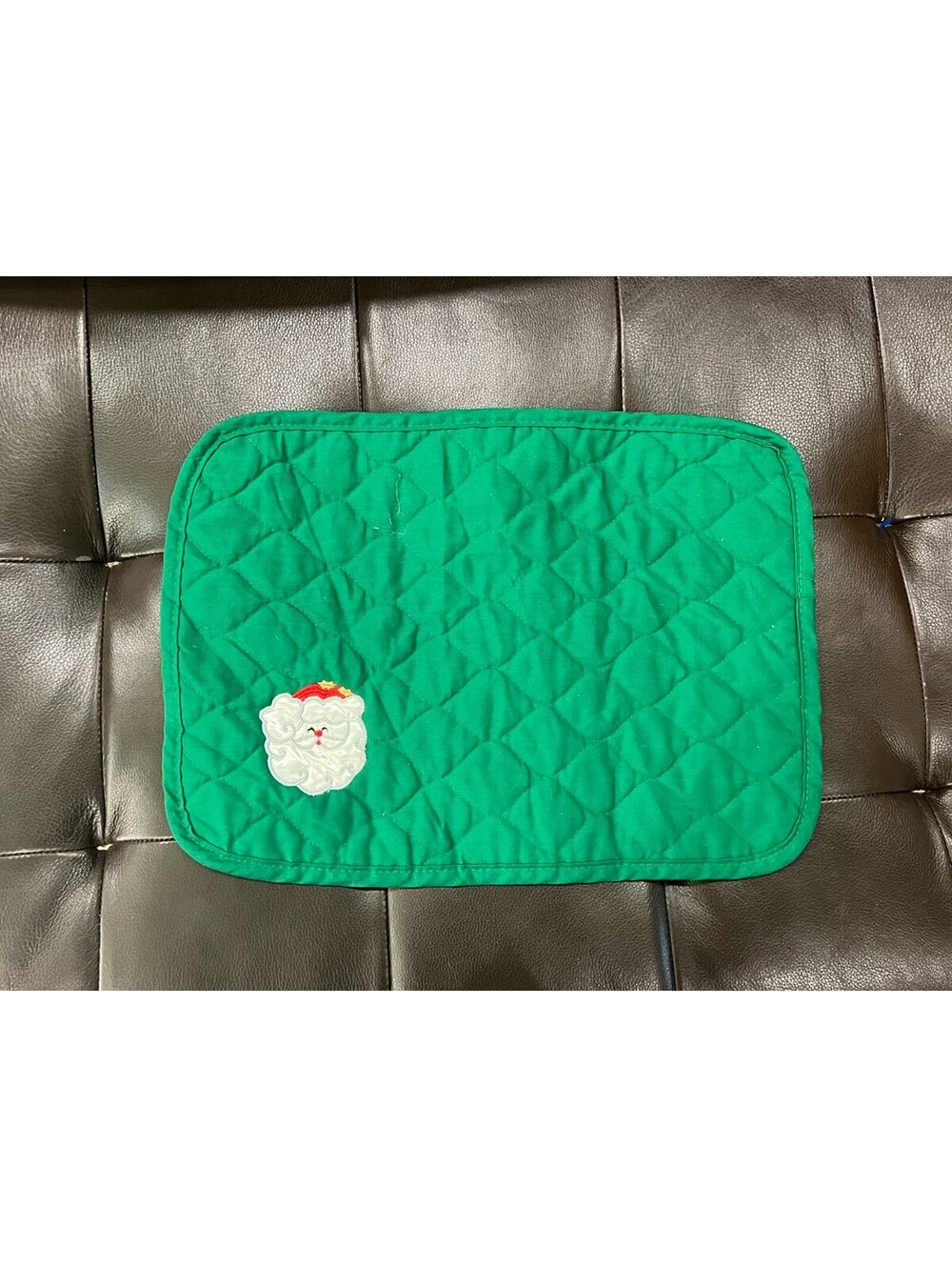 Festive Vintage Christmas Santa Dining Table Place Mats Set of 4